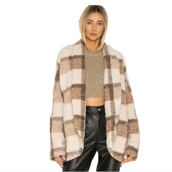 Sale 💫Amanda Uprichard Aspen cardi coat neutral oatmeal - Picture 2 of 10